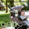 3-in-1 Kinderwagen Getränkehalter – Faltbar, Stabil & Produktbild-Vorschau 6