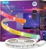 The image shows the packaging of Govee LED strip lights, with a coiled strip of lights in the foreground and a depiction of the lights in use on the packaging. Anteprima dell’immagine prodotto