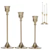 Messing-Kerzenständer, 3-teiliges Set, konischer Produktbild-Vorschau 1