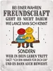 Wahre Freundschaft Metallschild mit Freunde Motiv Leben Produktbild-Vorschau 1