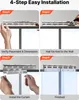 SucceBuy PVC pásek, 6 balení, 915 x 2134 mm, tloušťka 2 mm, Náhled obrázku produktu 7