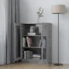 vidaXL Vitrína Concrete Grey 82,5x30,5x115 cm Drevo Náhľad obrázku produktu 3