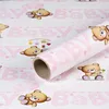 Geschenkpapier Teddys, Rosa, 0,70 x 10 m - Produktbild-Vorschau 1