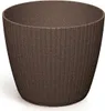 Blumentopf LAMIE ECOWOOD Kaffee 11,9 cm Produktbild-Vorschau 1