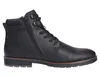 A black leather boot is shown from the side against a white background. Voir les images du produit