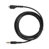 A black audio cable with a micro USB connector on one end and a 3.5mm jack on the other, coiled on a white background. Podgląd zdjęcia produktu
