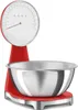 A red Smeg kitchen scale with a silver bowl is shown against a white background. Náhľad obrázku produktu