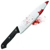 Coltello finto in plastica rossa, con effetto sangue, Anteprima dell’immagine prodotto 1