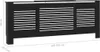 vidaXL Rivestimento per radiatori in MDF nero 205 cm Anteprima dell’immagine prodotto 11