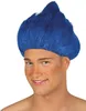 Troll-Perücke für Erwachsene blau - Einheitsgröße Produktbild-Vorschau 3