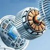 Mini USB-Ventilator Tragbarer Halsventilator 3 Stufen Produktbild-Vorschau 7