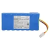 A blue lithium-ion battery pack with a white connector and colored wires. Podgląd zdjęcia produktu