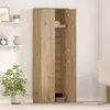 vidaXL Credenza in rovere lavorata a mano 60 x 35 x 180 cm Anteprima dell’immagine prodotto 4