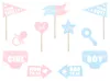 Fotobox Requisiten Boy or Girl 14-26cm Gender Reveal Party Produktbild-Vorschau 3