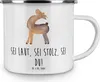 Mr. & Mrs. Panda Pott Sei du Mutig - Weiß - Geschenk, Produktbild-Vorschau 3
