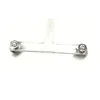 Ohrring Solitär 585/- Gold Weißgold Brillant 0,1 ct w/P1 Produktbild-Vorschau 5