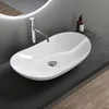 doporro Lavabo vasque à poser blanc 63cm lave main Voir les images du produit 1