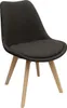 Esszimmerstuhl Atlanta Grau, Sitzhöhe 44 cm, Breite 48 cm, Produktbild-Vorschau 1