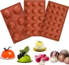 Backform Halbkugel 3 Stück Rund Silikonform Pralinenform Produktbild-Vorschau 1