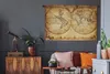 MuchoWow® Wandteppich Wandbehang Weltkarte - Antik - Produktbild-Vorschau 6