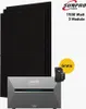 Balkonstrom Balkonkraftwerk 1500W Solaranlage mit Speicher Produktbild-Vorschau 2