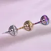 Regenbogen, Silber und Gold verstellbare Ringe mit Produktbild-Vorschau 3