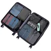 Set da Organizer per Valigia 8 Pezzi, Nero Anteprima dell’immagine prodotto 4