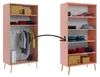 Set di 2 mensole per armadio 100 cm NILSA - rosa Anteprima dell’immagine prodotto 2