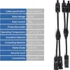 1 Paar Y Solarstecker Verteiler Buchse Solarpanel Kabel Produktbild-Vorschau 2