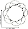 4D Mandala dekoratives Drahtgeflecht silber schwarz Produktbild-Vorschau 5