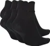 A group of black, no-show socks are neatly arranged. Produktbild-Vorschau