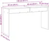 vidaXL Stojak pod pianino biały 130 x 32 x 64 cm materiał Podgląd zdjęcia produktu 7
