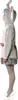 O1027-42-44 grau-rosa Damen Elefanten Kleid Gr.42-44 Produktbild-Vorschau 2