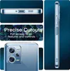 Collage of images showing a clear phone case from different angles and highlighting its features. Náhľad obrázku produktu