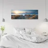 Obraz na plátne západ slnka na pláži pri mori 90x30 cm Náhľad obrázku produktu 11