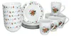 18szt zestaw śniadaniowy Candyman porcelana 6szt talerze Podgląd zdjęcia produktu 1