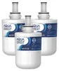 Three white water filters are arranged in a cluster on a white background. Podgląd zdjęcia produktu