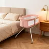2 in 1 Beistellbett Baby mit Matratze,Faltbares Produktbild-Vorschau 3