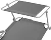 vidaXL Lehátko so slnečníkom Steel Grey Náhľad obrázku produktu 3
