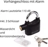 Stahlex 011690 VORHÄNGESCHLOSS ALARM 65MM Superlock Fahrrad Produktbild-Vorschau 7