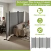 YRHome Raumteiler Paravent 4-flügelig Klein 200x180cm Produktbild-Vorschau 3