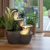Springbrunnen Botana mit Beleuchtung Gartenbrunnen Produktbild-Vorschau 12