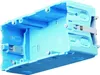 GGK inbouwdoos, 2-voudig, blauw, met kanalen voor Productafbeelding-voorbeeld 1