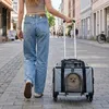 COSTWAY Transporttasche faltbar für Haustiere mit Rollen, Produktbild-Vorschau 2