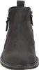 A front view of a black leather boot. Produktbild-Vorschau