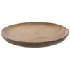 A wooden plate on a white background. Voir les images du produit