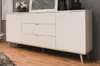 Buffet Göteborg en blanc mat avec commode en chêne Sonoma Voir les images du produit 17