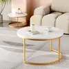 okwish Konferenční stolky, sada 2 ks, MDF odkládací stolky, Náhled obrázku produktu 5