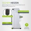 Juskys Keramik Gasheizung GS42US - Weiß - 4200 Watt mit 3 Produktbild-Vorschau 6