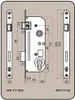 Bauschloss 6090/45 V Zylinderschloss mit Getriebe, Dornmaß Produktbild-Vorschau 2